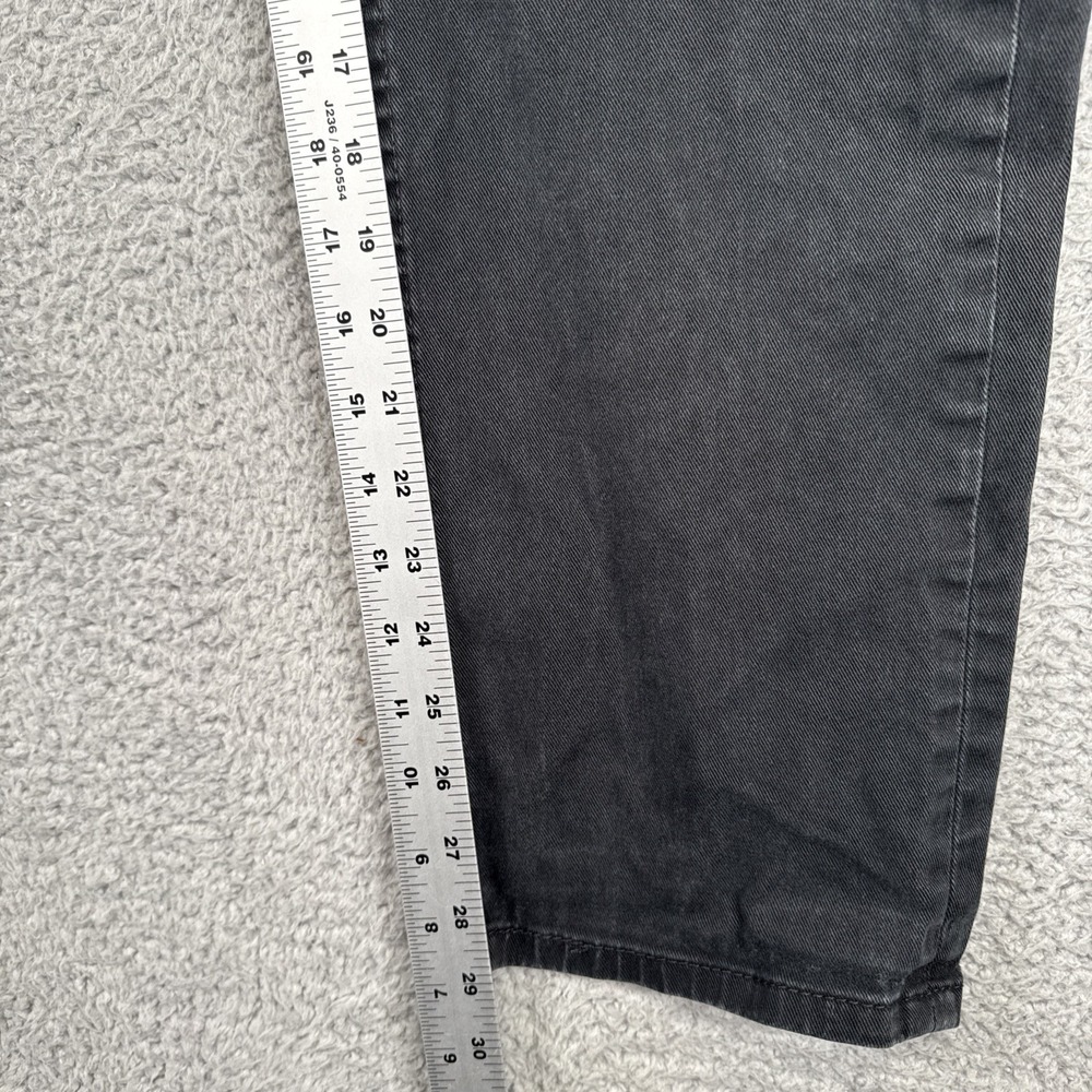LEVIS 513 Jeans Mens 36x30 Black Denim Slim Straight Leg Soft - Picture 5 of 11